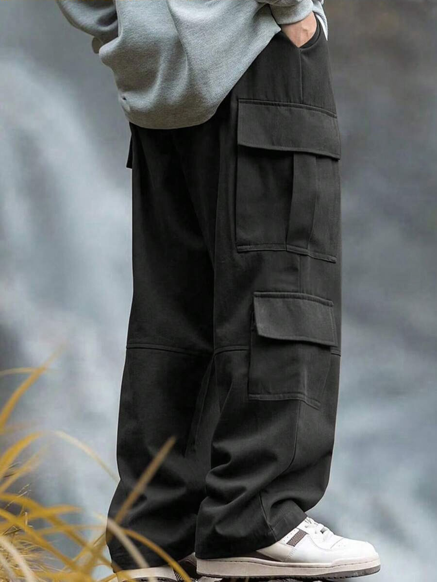 Outdoor Relaxed Fit Cargo Pants with Multi Pockets NDF-00023