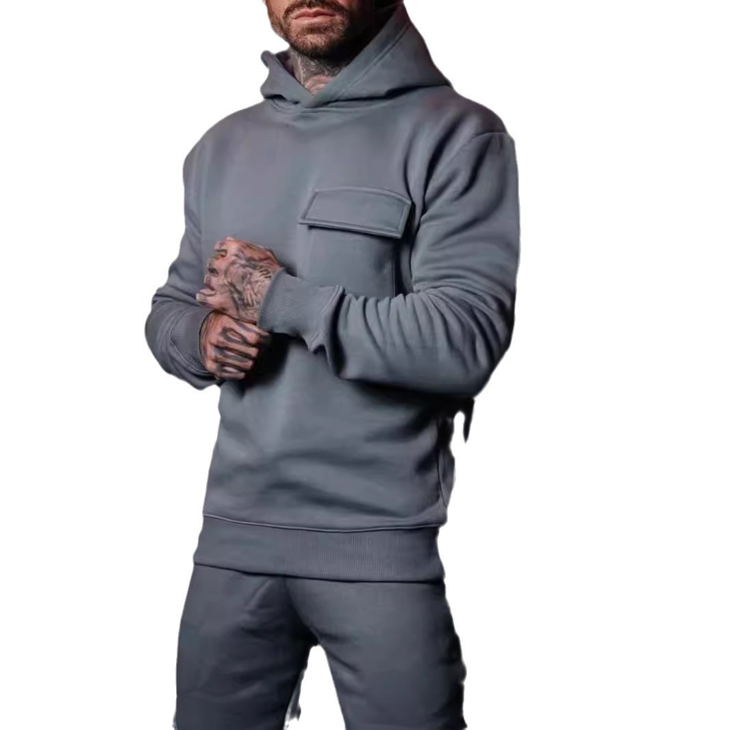 Fleece Pullover Hoodie - Men's Casual Trendy Sweatshirt NDF-00023
