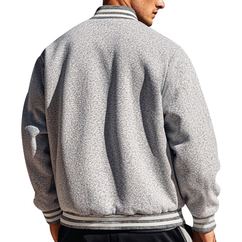 Men's Fleece Baseball Suit - American Style Winter Tracksuit NDF-00060