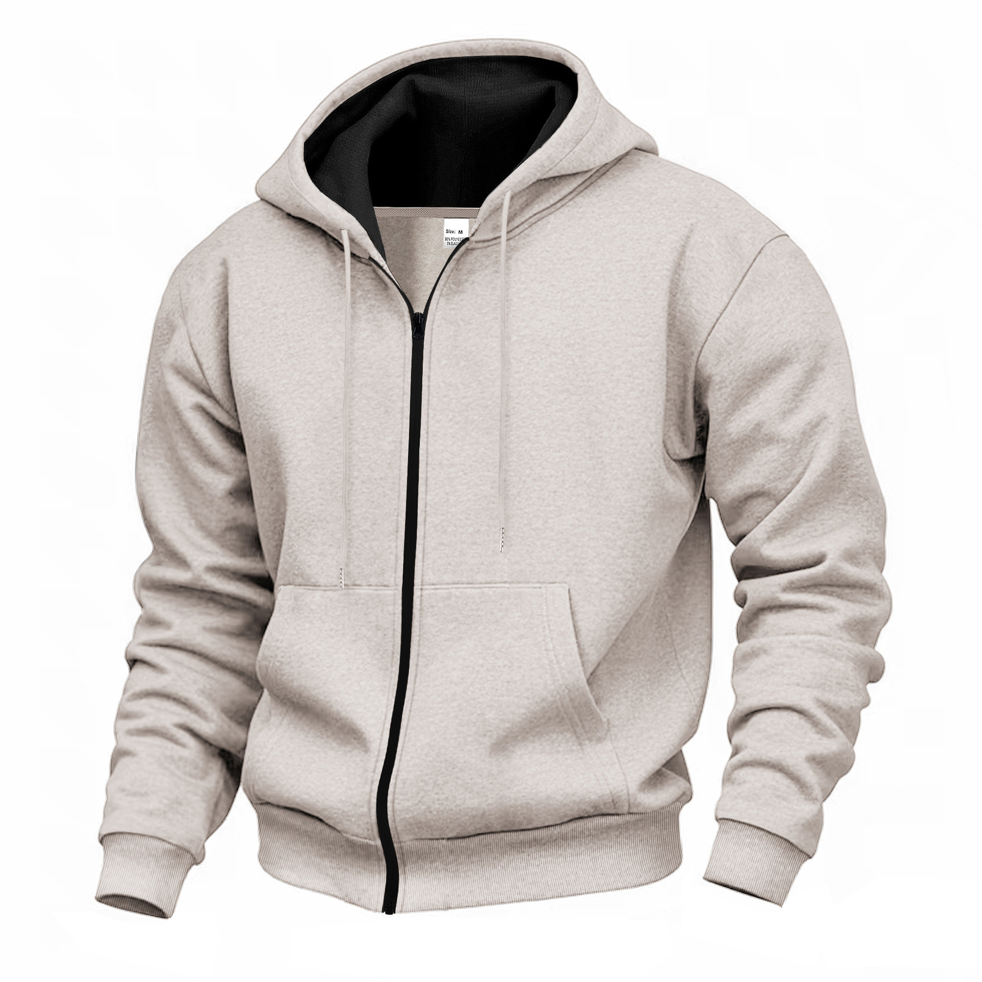 Fleece Pullover Hoodie Sweatshirt - Warm Long Sleeve Mens Top NDF-00032