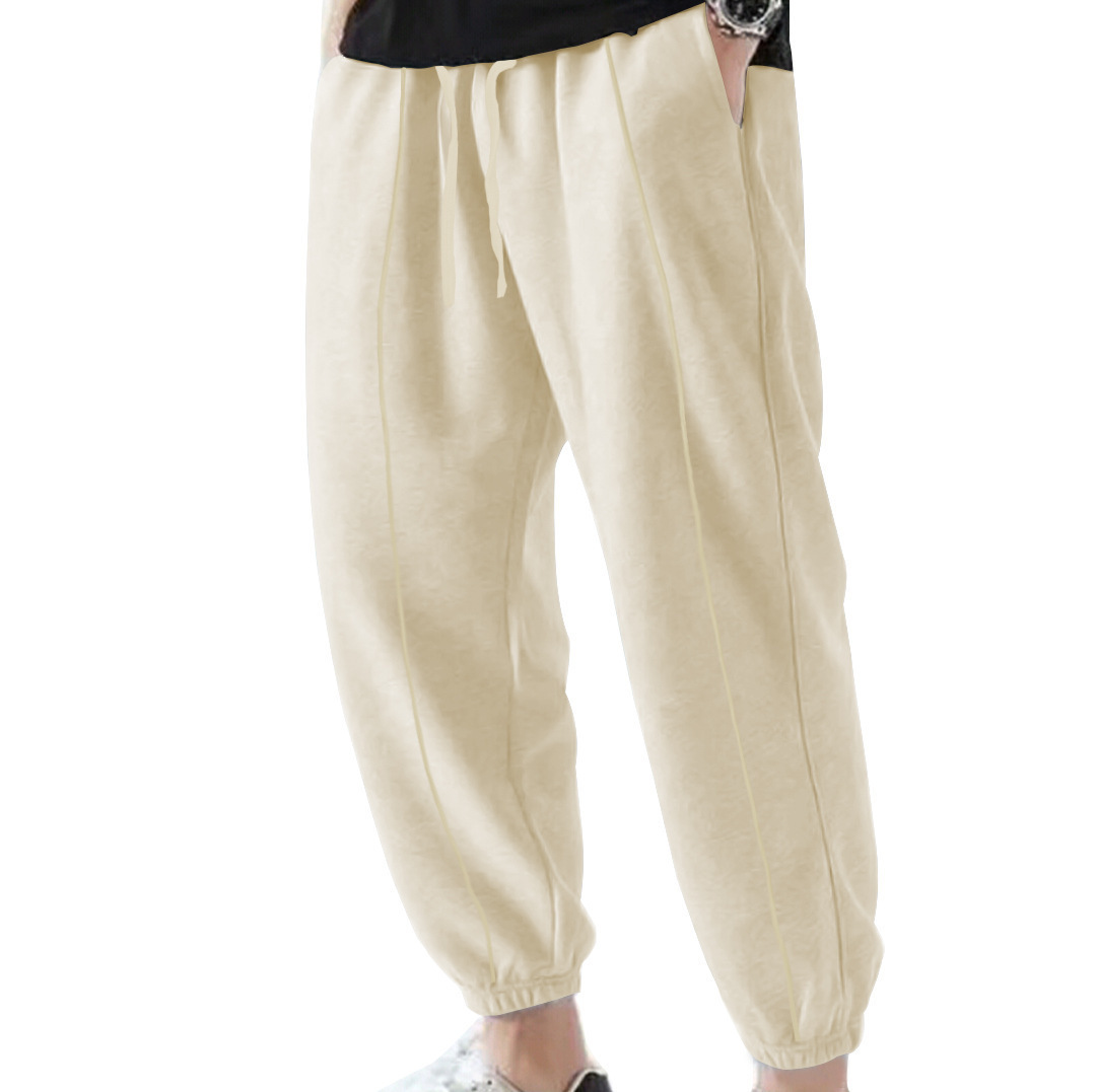 Men's Summer Casual Joggers Solid Color Loose Fit NDF-00026