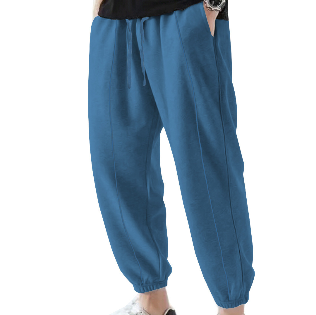 Men's Summer Casual Joggers Solid Color Loose Fit NDF-00026