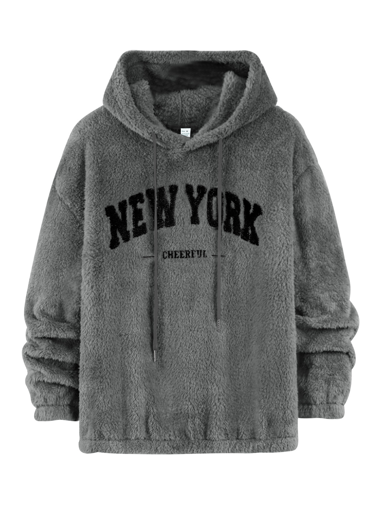 Men's Fleece Hoodie Embroidered Oversized Pullover NDF-00022