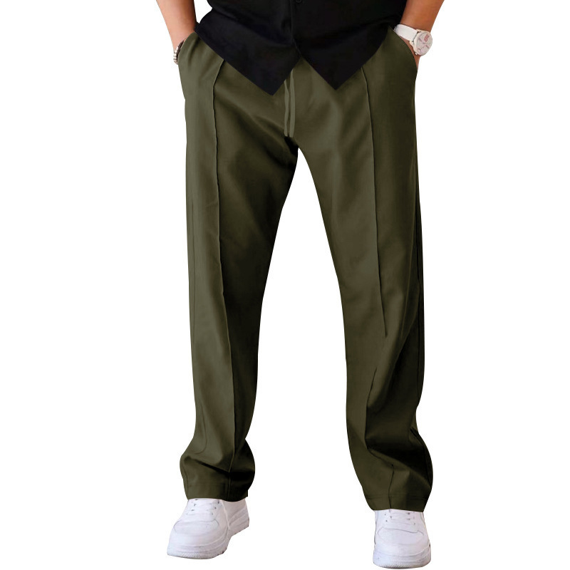 Men's Relaxed Fit Straight Leg Sweatpants American Oversize NDF-00032