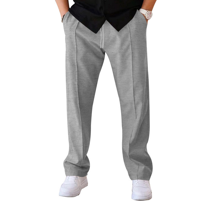 Men's Relaxed Fit Straight Leg Sweatpants American Oversize NDF-00032