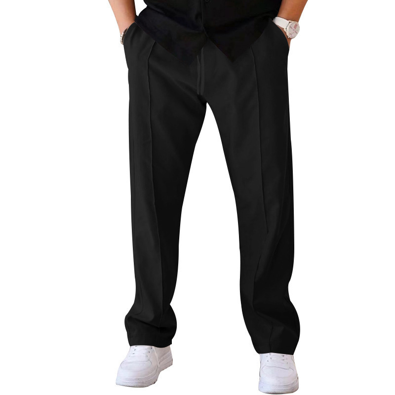 Men's Relaxed Fit Straight Leg Sweatpants American Oversize NDF-00032