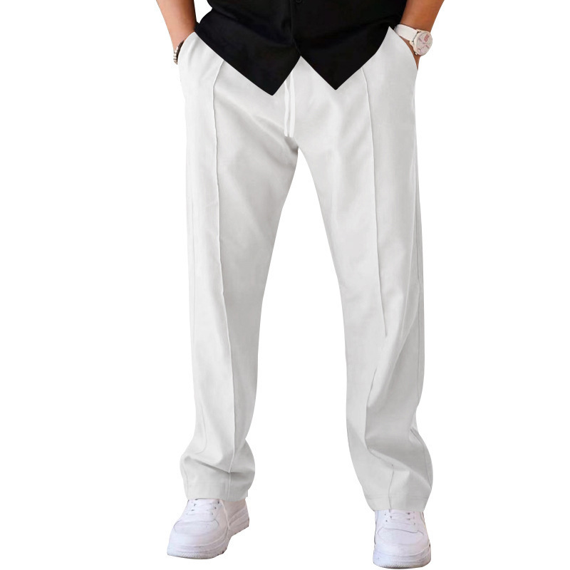 Men's Relaxed Fit Straight Leg Sweatpants American Oversize NDF-00032