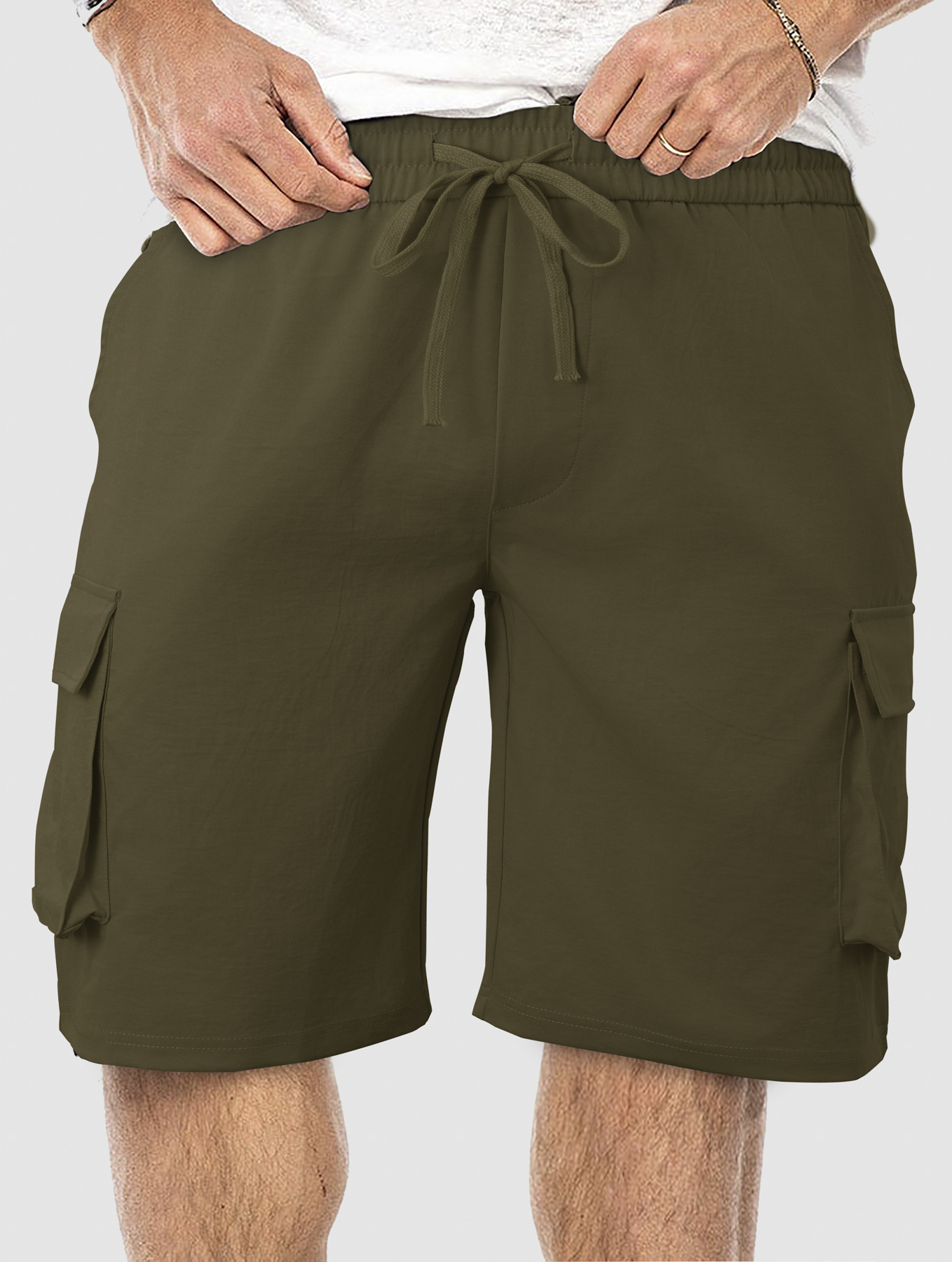 Men's Summer Cargo Shorts Breathable Loose Fit Multi-Pocket NDF-00012