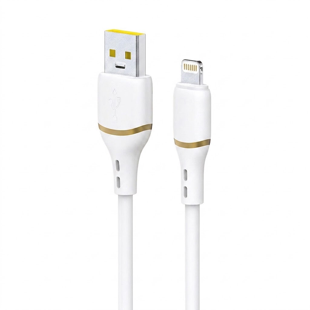 100W PD Fast Charge Braided USB-C to Lightning Data Cable, 480Mbps Transfer, 23cm, Black