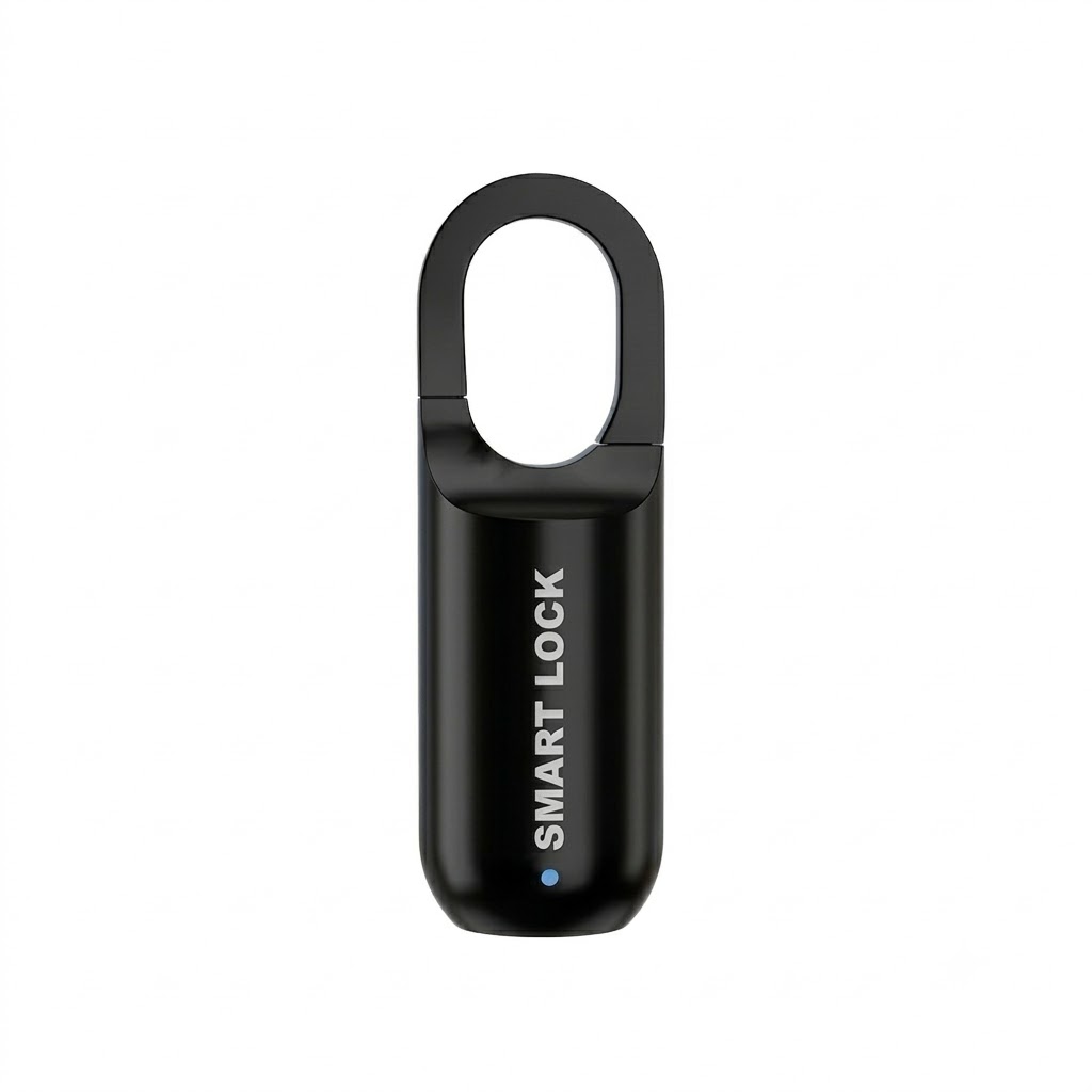 Smart Fingerprint Padlock, Biometric Keyless Entry, 0.3s Fast Unlock, USB Rechargeable Security Lock for Gym Locker, Backpack, Suitcase, Zinc Alloy