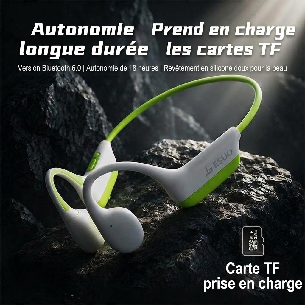 Wireless Open-Ear Bluetooth Sports Headphones