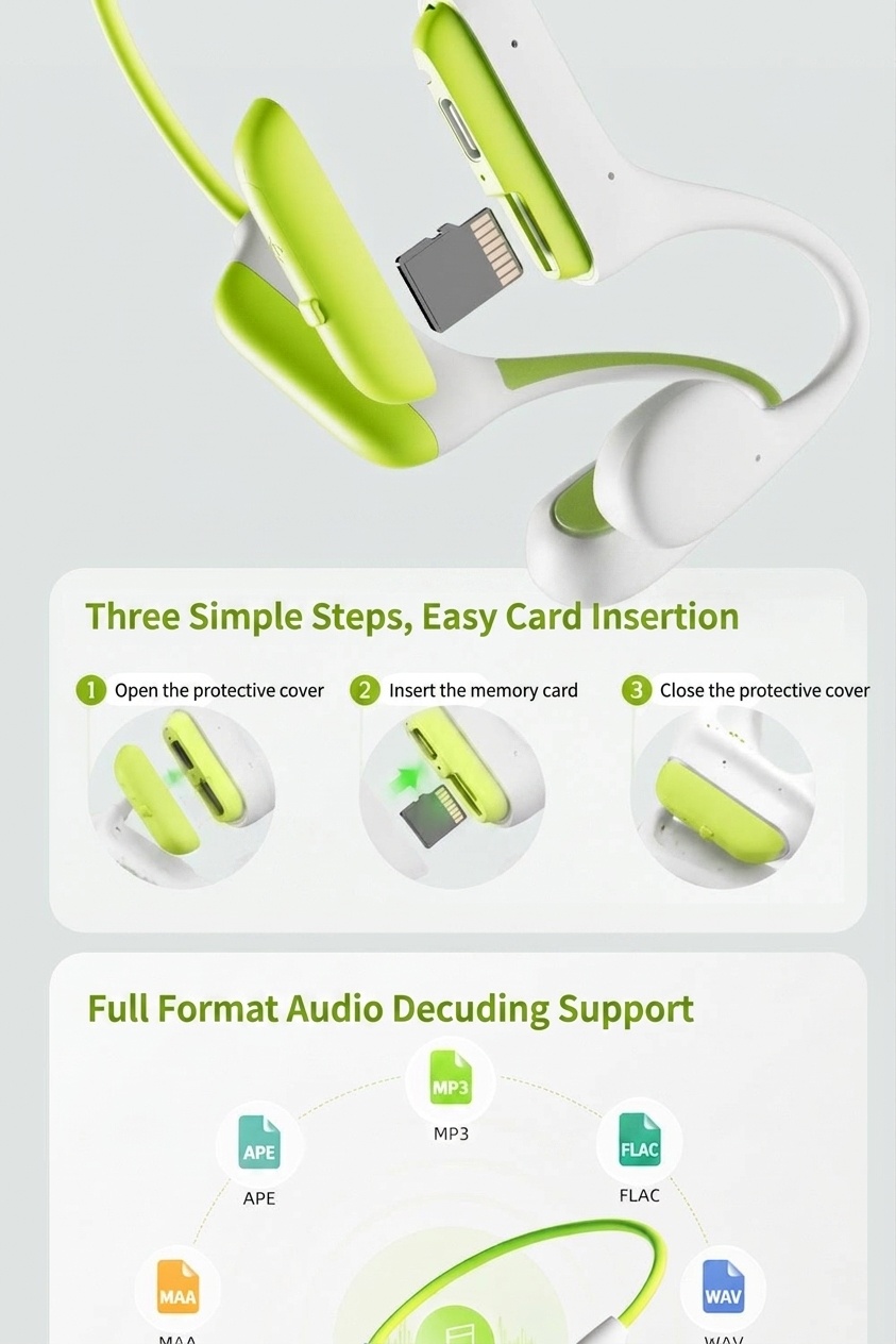 Wireless Open-Ear Bluetooth Sports Headphones