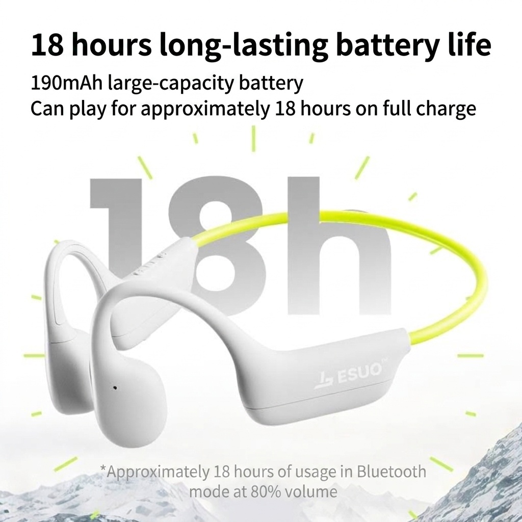 Wireless Open-Ear Bluetooth Sports Headphones