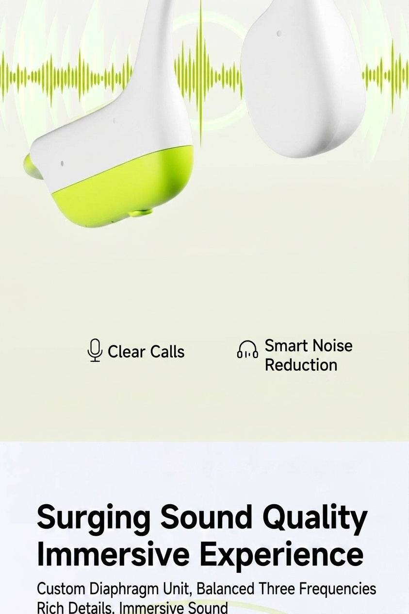 Wireless Open-Ear Bluetooth Sports Headphones