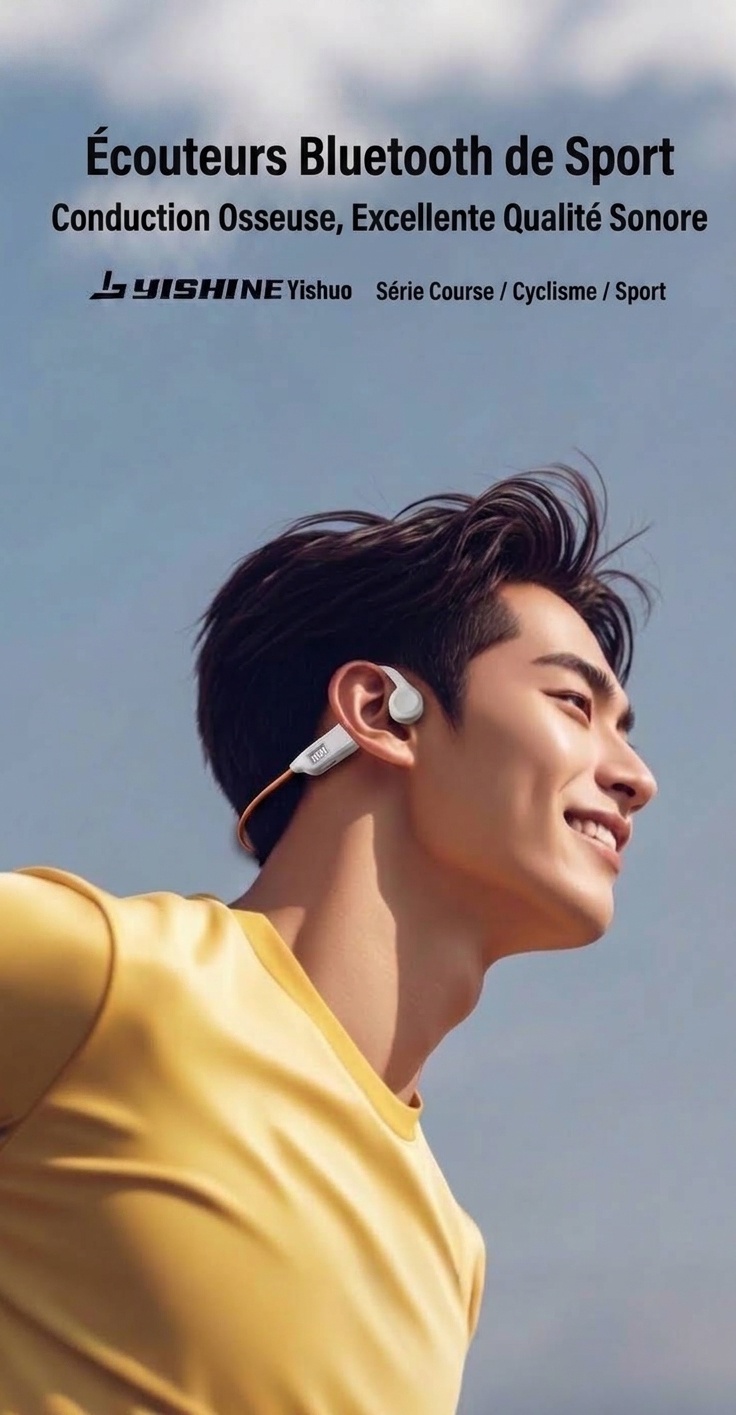 Wireless Bone Conduction Open-Ear Sports Headphones