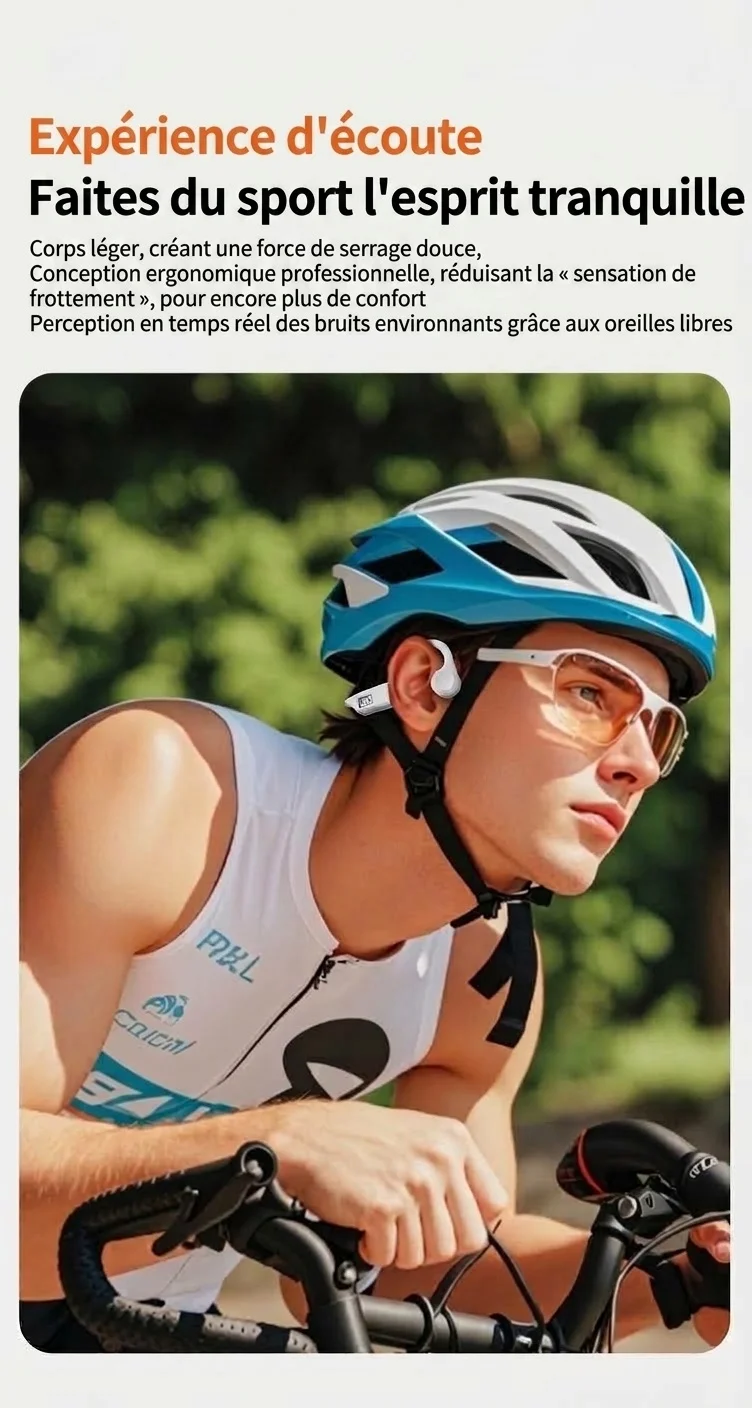 Wireless Bone Conduction Open-Ear Sports Headphones