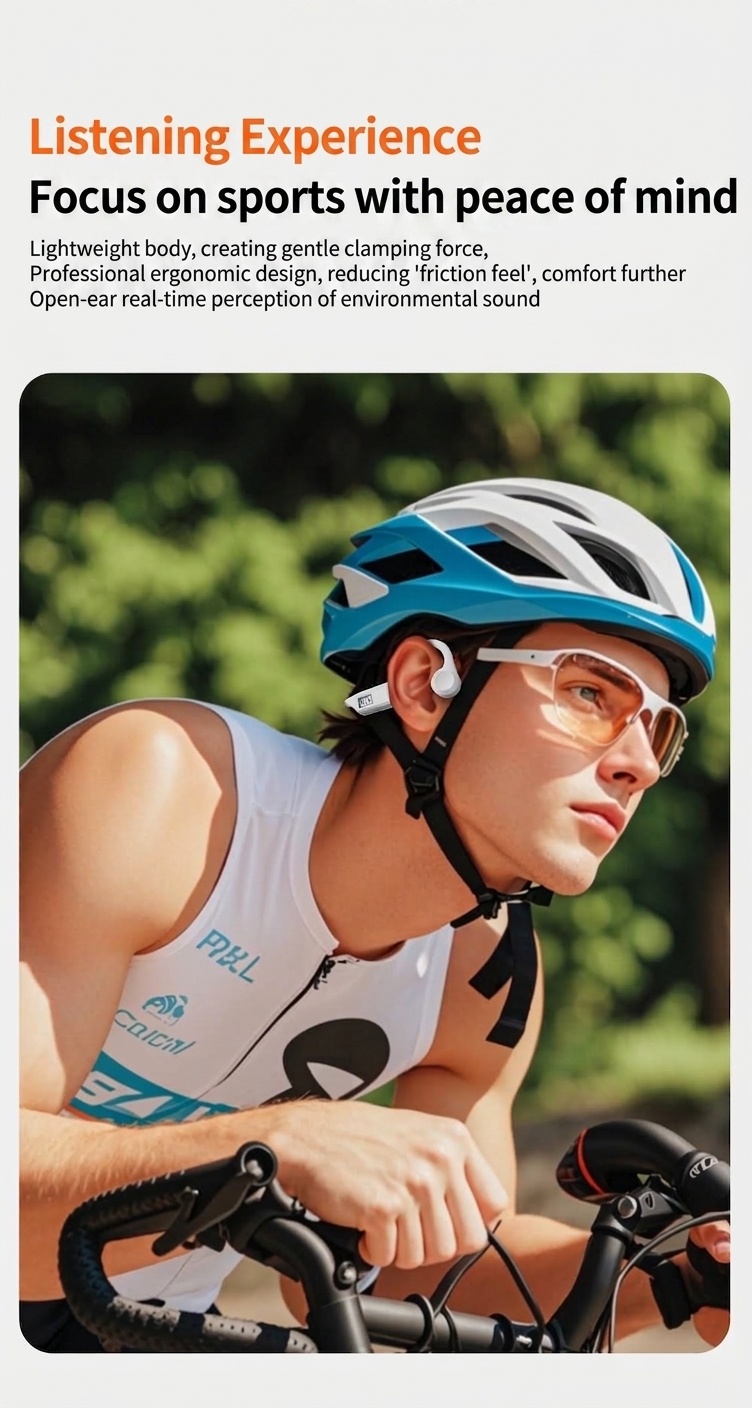 Wireless Bone Conduction Open-Ear Sports Headphones