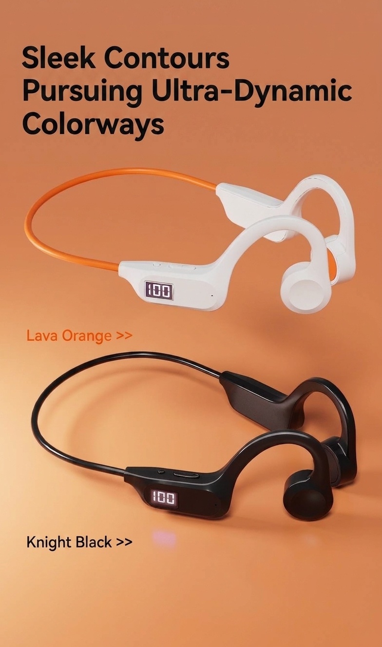 Wireless Bone Conduction Open-Ear Sports Headphones