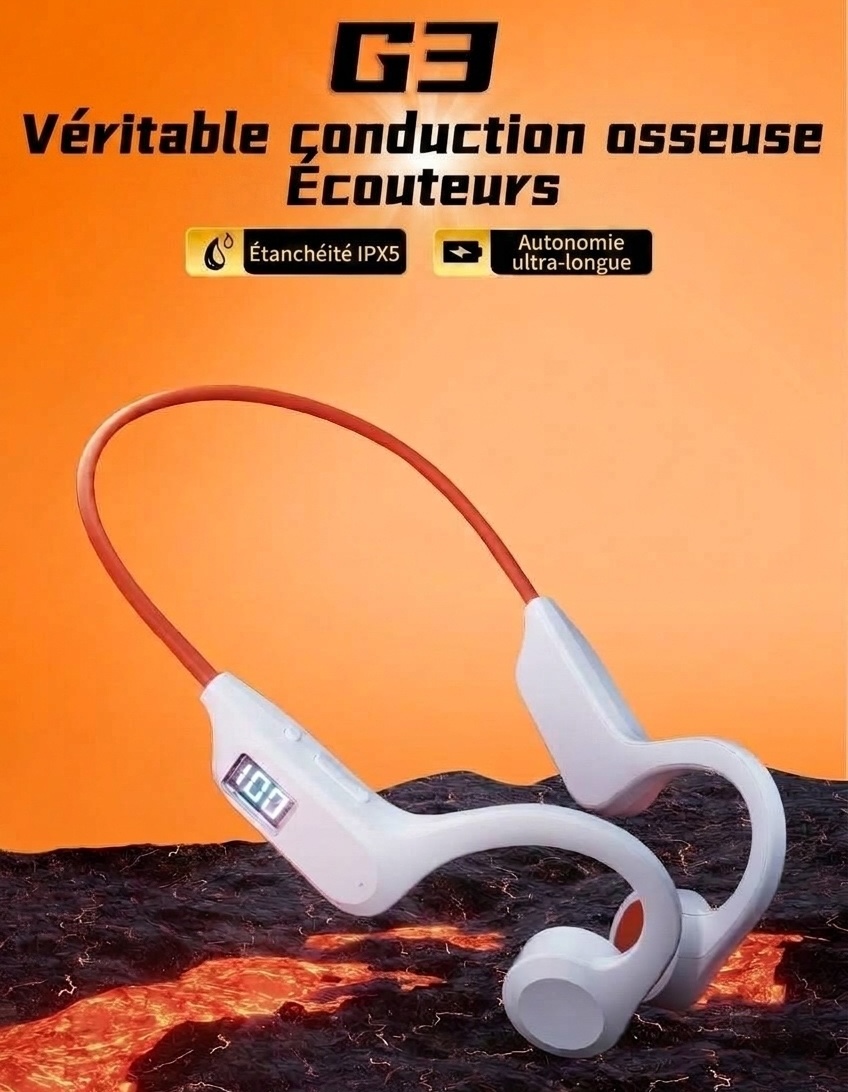 Wireless Bone Conduction Open-Ear Sports Headphones