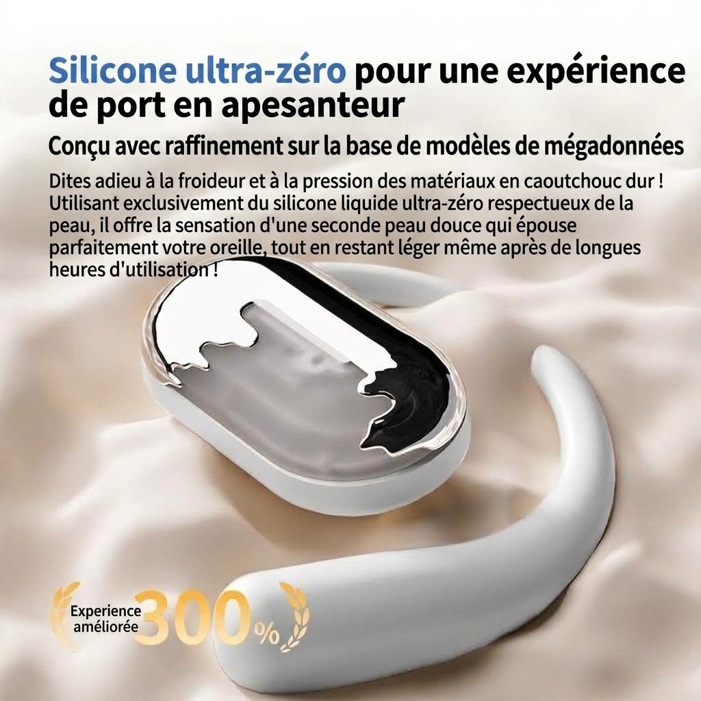 Wireless Open-Ear Bluetooth Earbuds with Charging Case