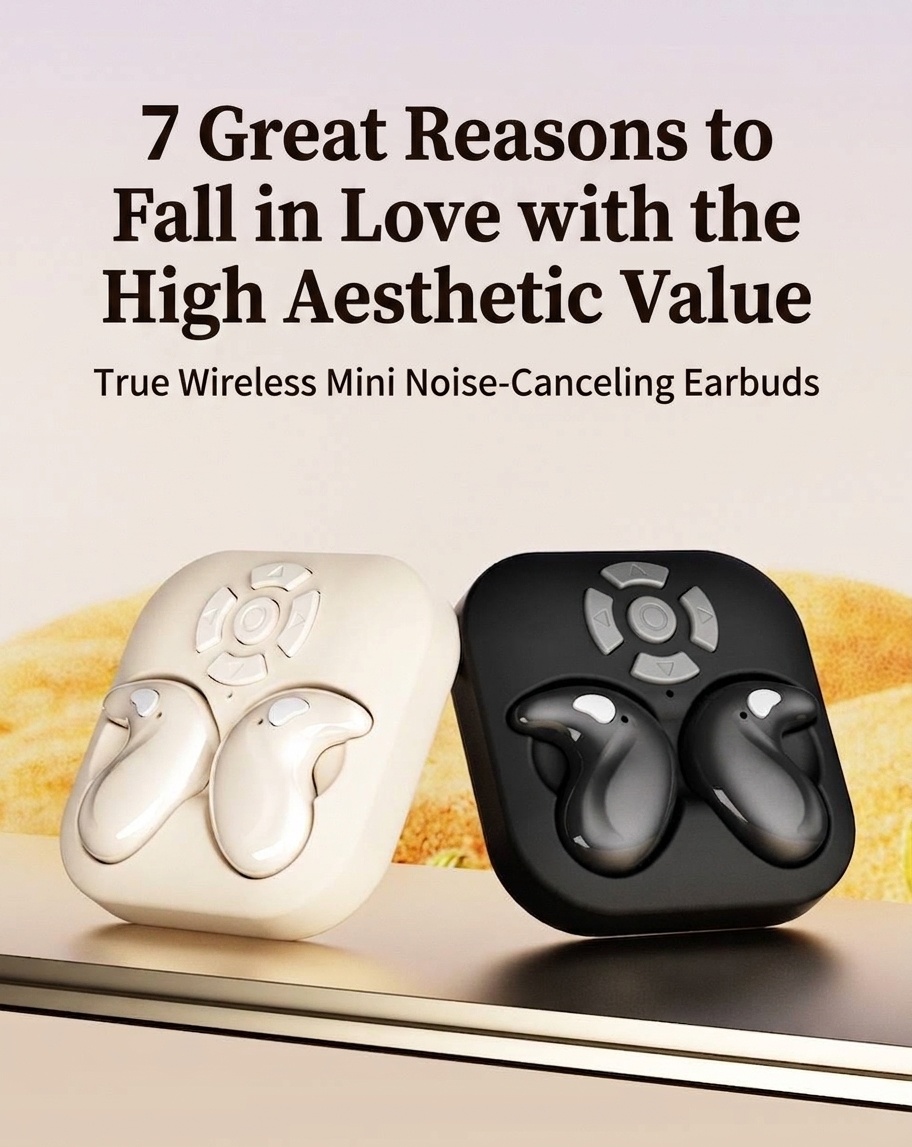 Wireless Sleep Earbuds with Remote Controller Case