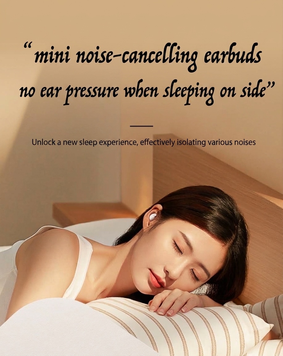 Wireless Sleep Earbuds with Remote Controller Case