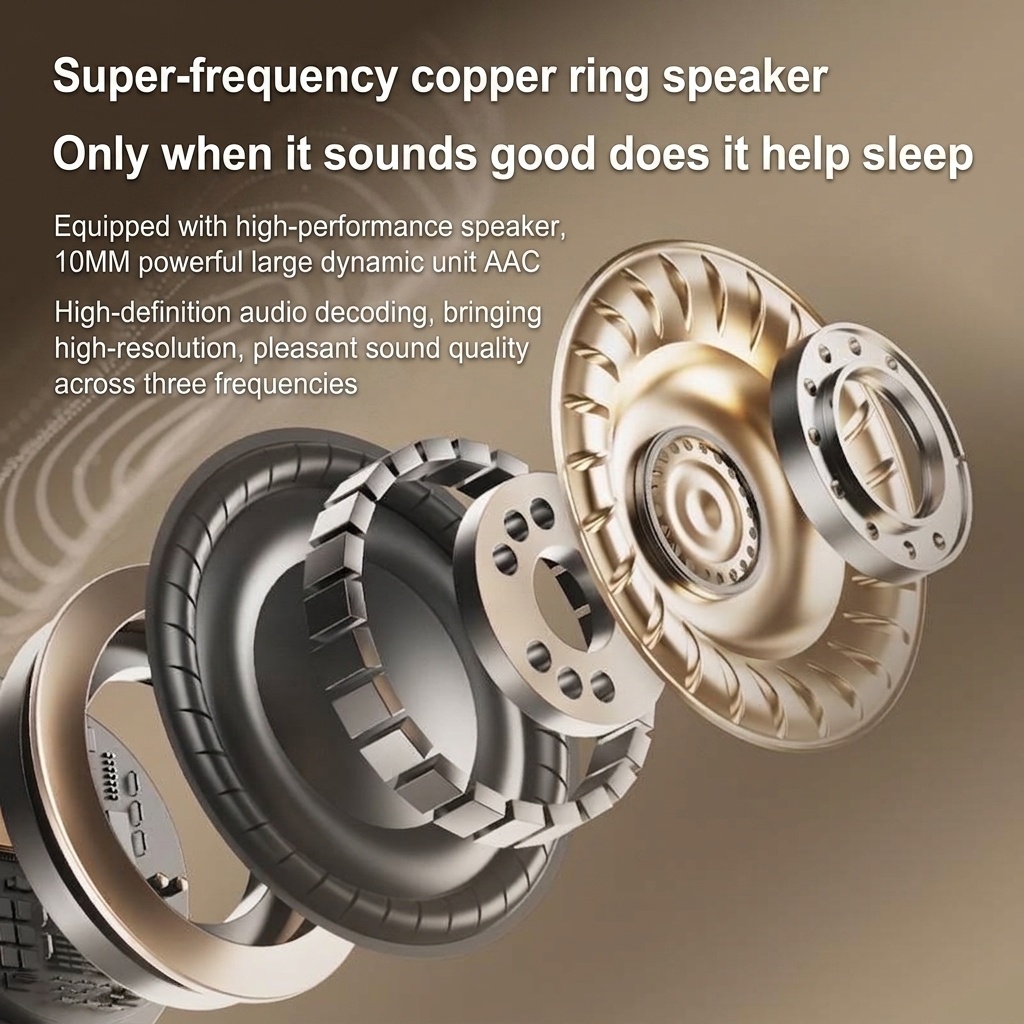 Wireless Sleep Earbuds with Remote Controller Case