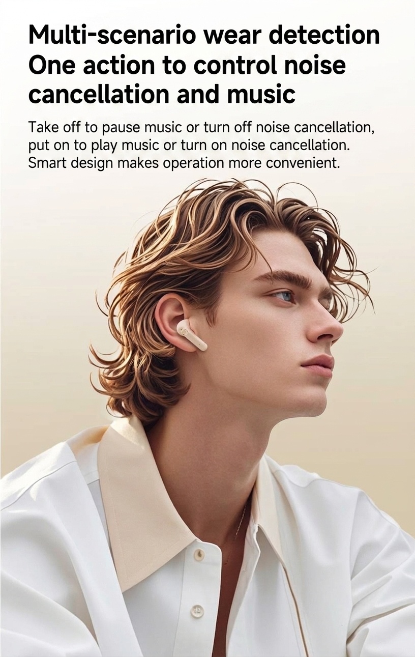True Wireless ANC Bluetooth Earbuds with Charging Case
