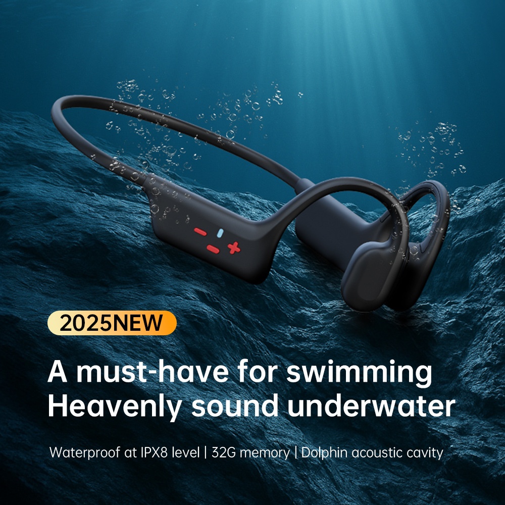 Waterproof Bone Conduction Headphones for Swimming & Sports