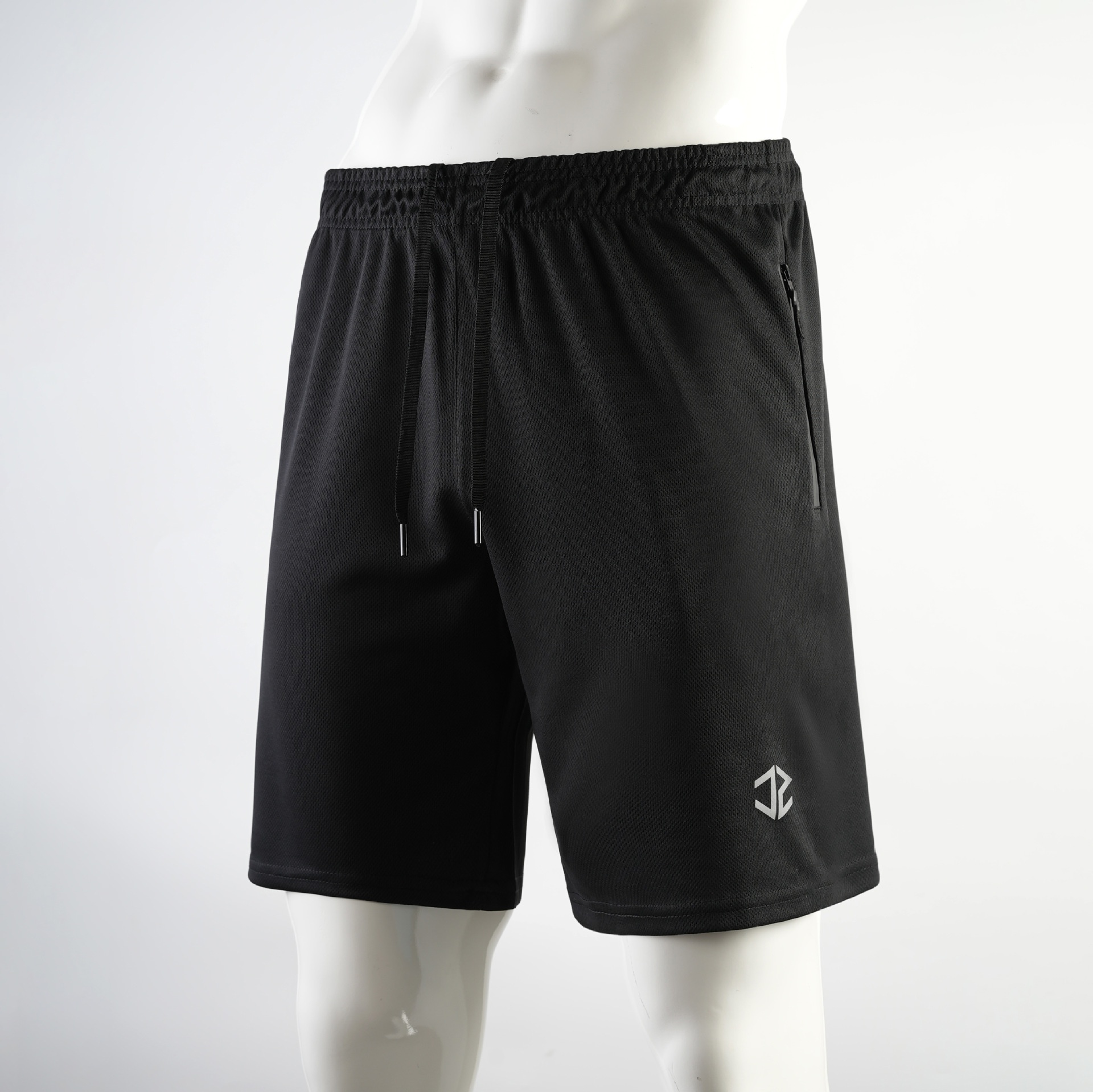 Athletic Fit Quick-Dry Summer Training Shorts for Men with Zipper Pockets