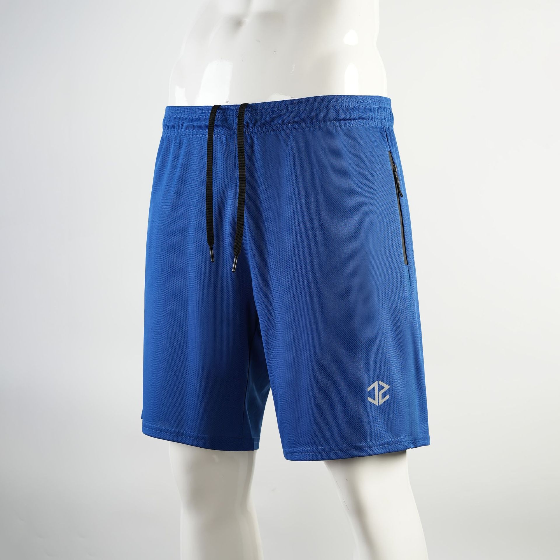 Athletic Fit Quick-Dry Summer Training Shorts for Men with Zipper Pockets