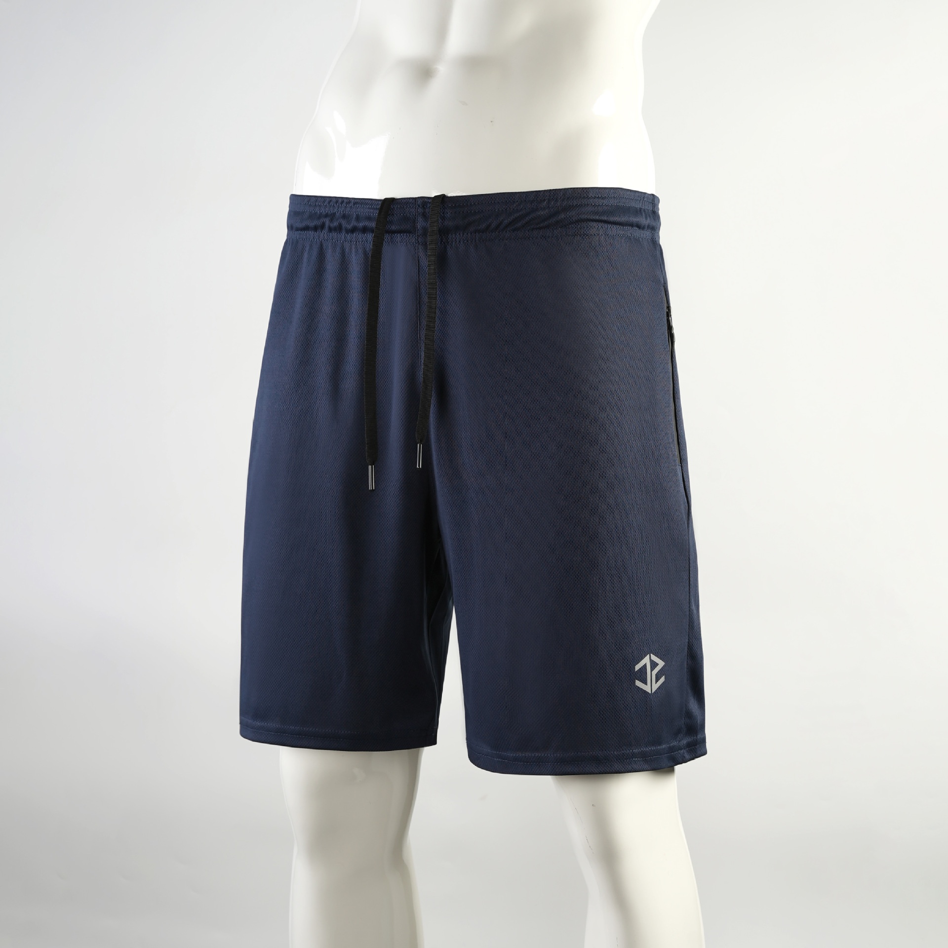 Athletic Fit Quick-Dry Summer Training Shorts for Men with Zipper Pockets