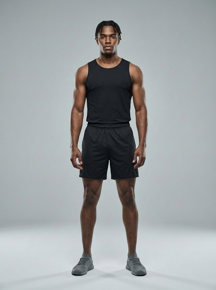 Loose Fit Summer Solid Training Shorts for Men: Quick-Drying Athletic Performance Gear