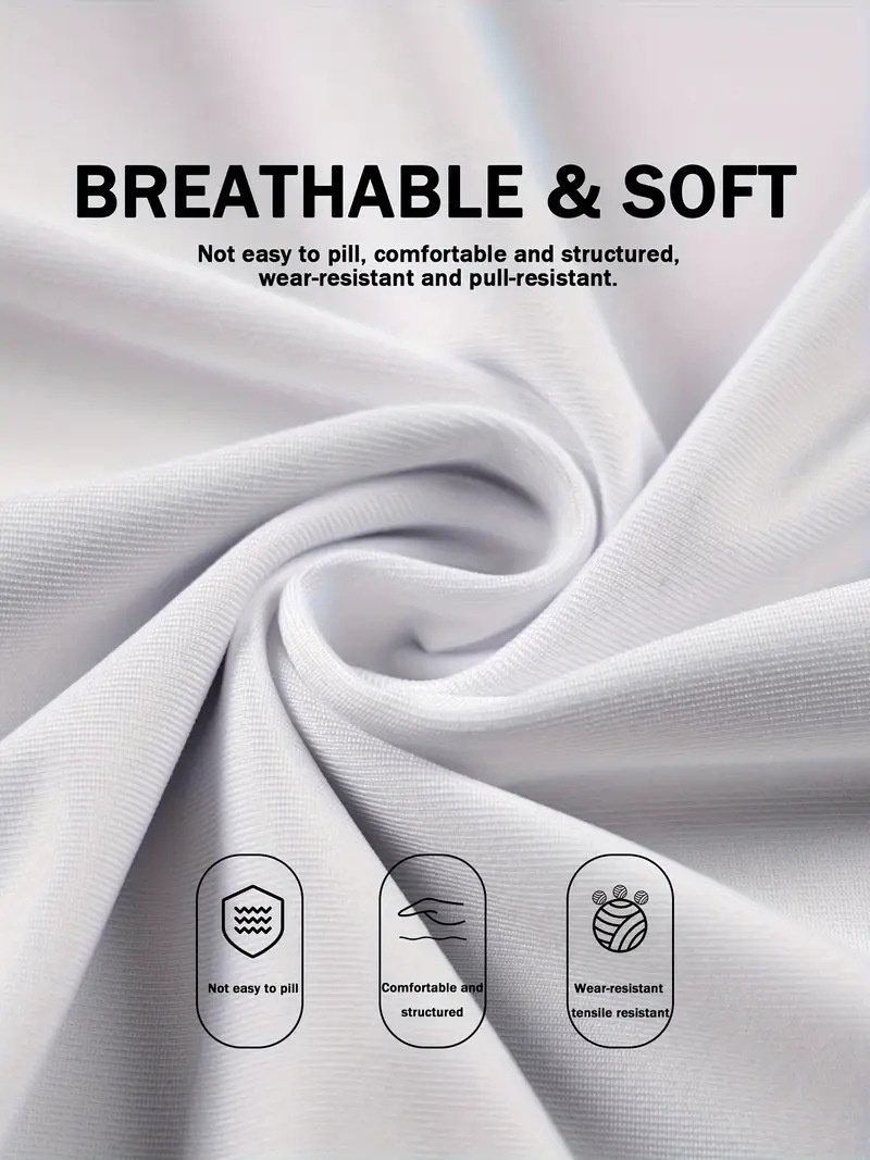 High Neck Base Layer with Reflective Details for Men: High Elasticity Quick-Drying Training Long Sleeves T-Shirt