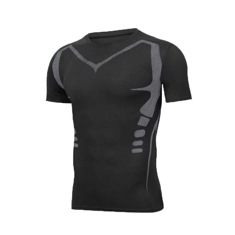 Slim Fit Performance Running T-Shirt for Men with Quick-Dry High Elasticity