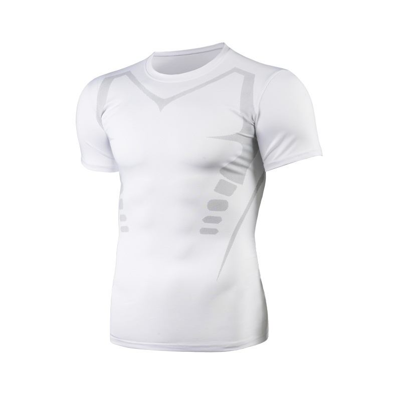 Slim Fit Performance Running T-Shirt for Men with Quick-Dry High Elasticity