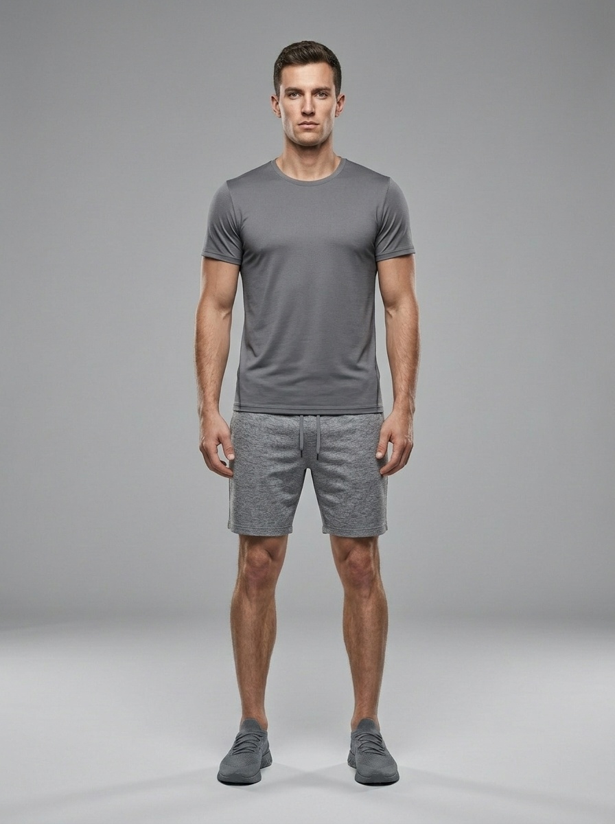 Short-Sleeved Quick-Dry Breathable Athletic T-Shirt for Men: Casual Outdoor Performance Training Top