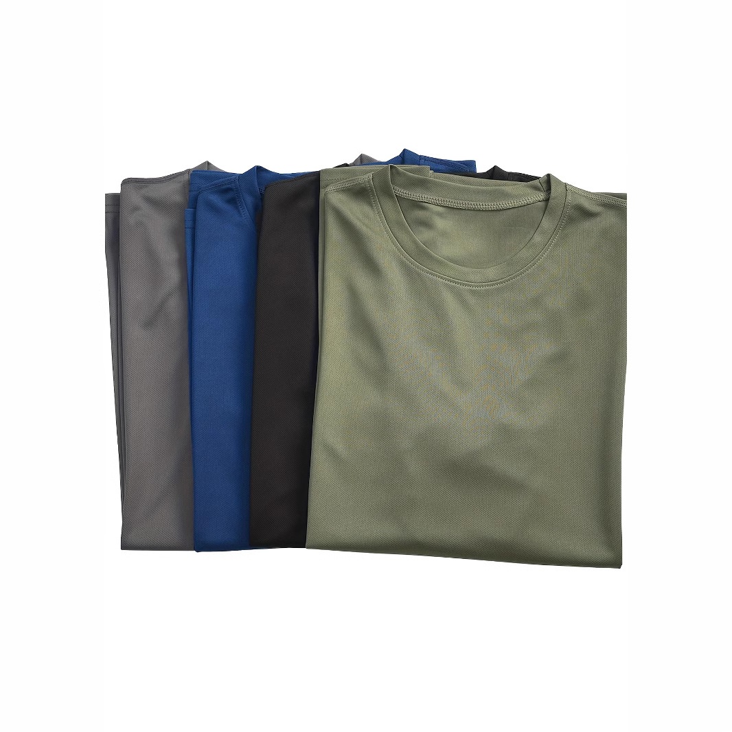 Short-Sleeved Quick-Dry Breathable Athletic T-Shirt for Men: Casual Outdoor Performance Training Top