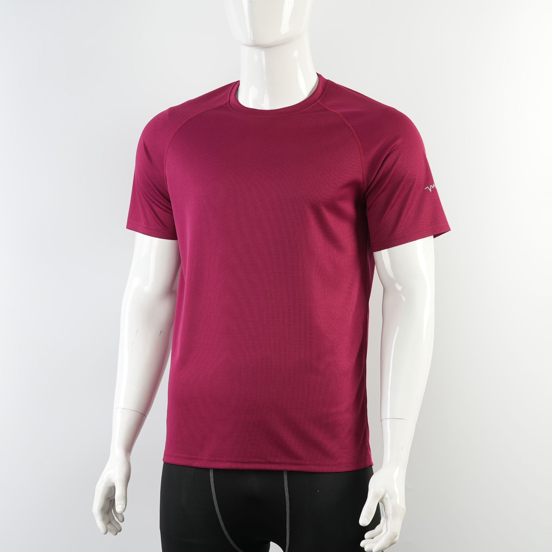 Athletic Fit Quick-dry Men's T-shirt: Breathable Performance Top for Gym and Training