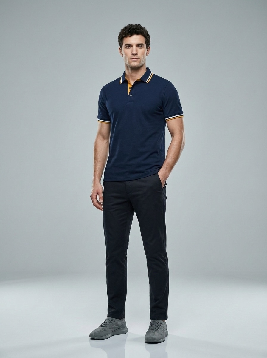 Breathable Quick-Dry Short-Sleeve Polo Shirt for Men Casual Summer Business Sportswear