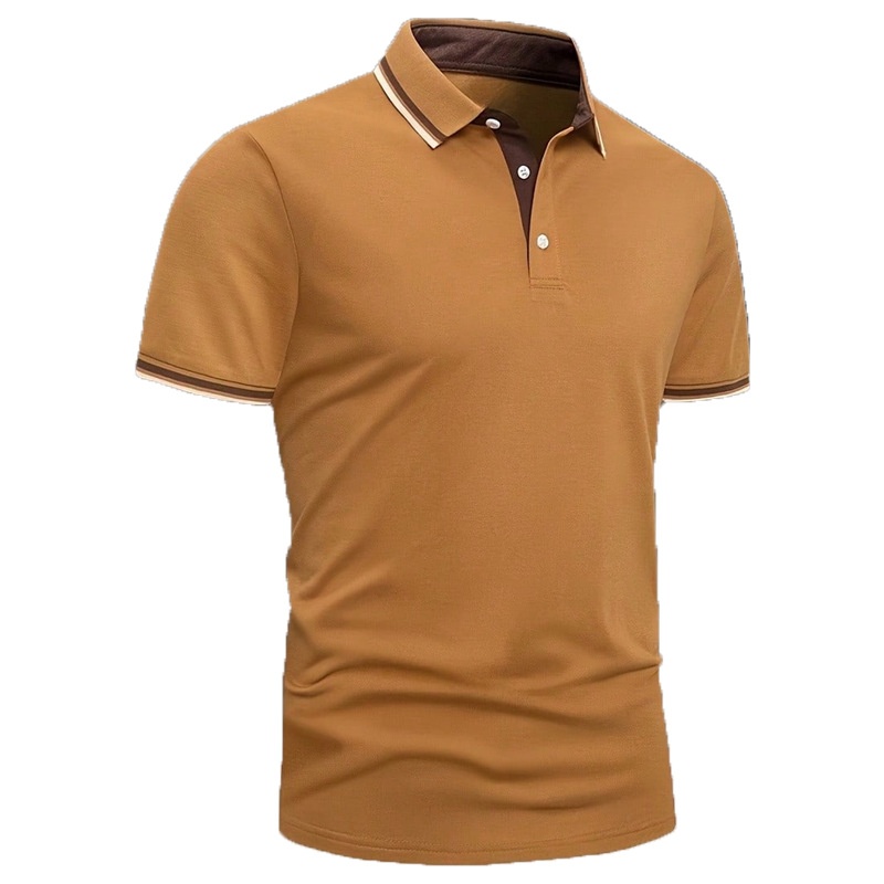 Breathable Quick-Dry Short-Sleeve Polo Shirt for Men Casual Summer Business Sportswear