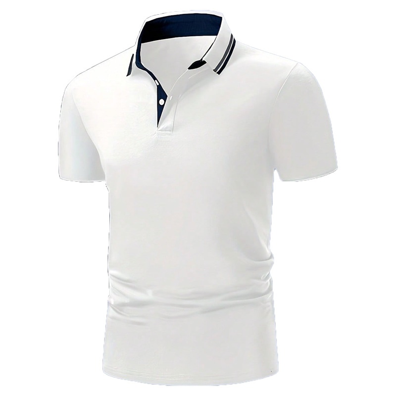 Breathable Quick-Dry Short-Sleeve Polo Shirt for Men Casual Summer Business Sportswear