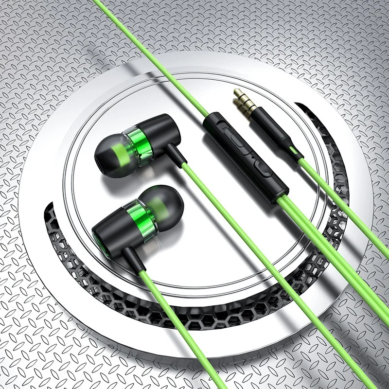 Hi-Fi Stereo Wired In-Ear Headphones with Mic & Volume Remote, 10mm Dynamic Drivers for Calls, Music & Gaming