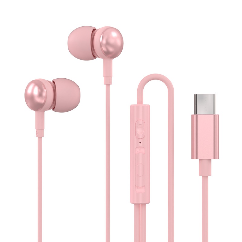Clear Call Wired Earphones with In-Line Microphone & Remote, Powerful Bass 10mm Driver In-Ear Headset for Travel & Work