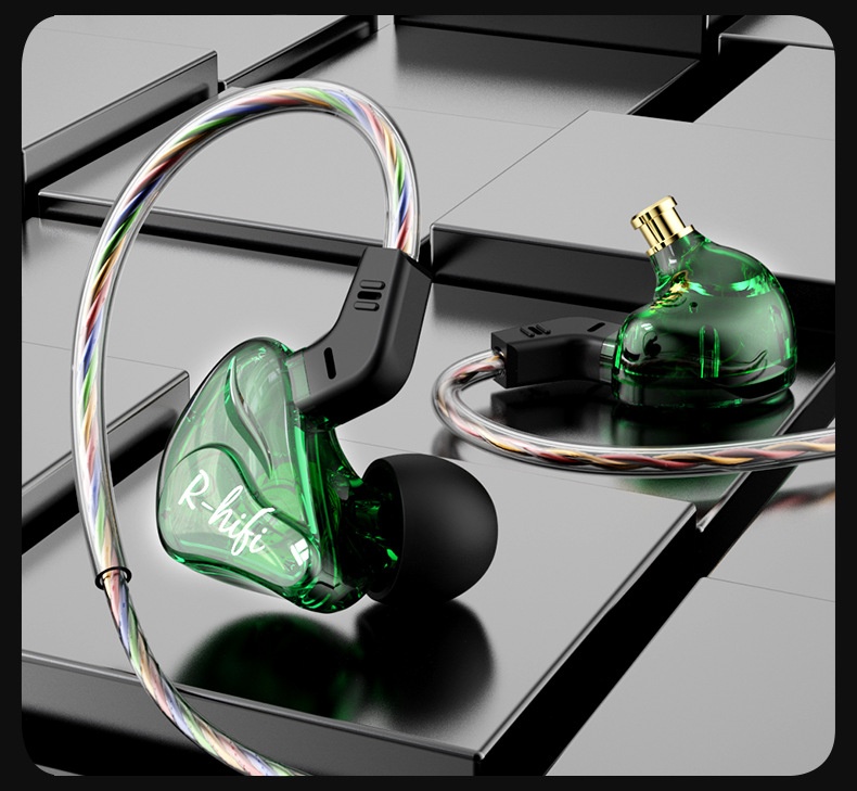 Premium In-Ear Wired Headphones with Inline Mic, Sound Isolating Earbuds with Extra Ear Tips, 3.5mm & USB-C Audio