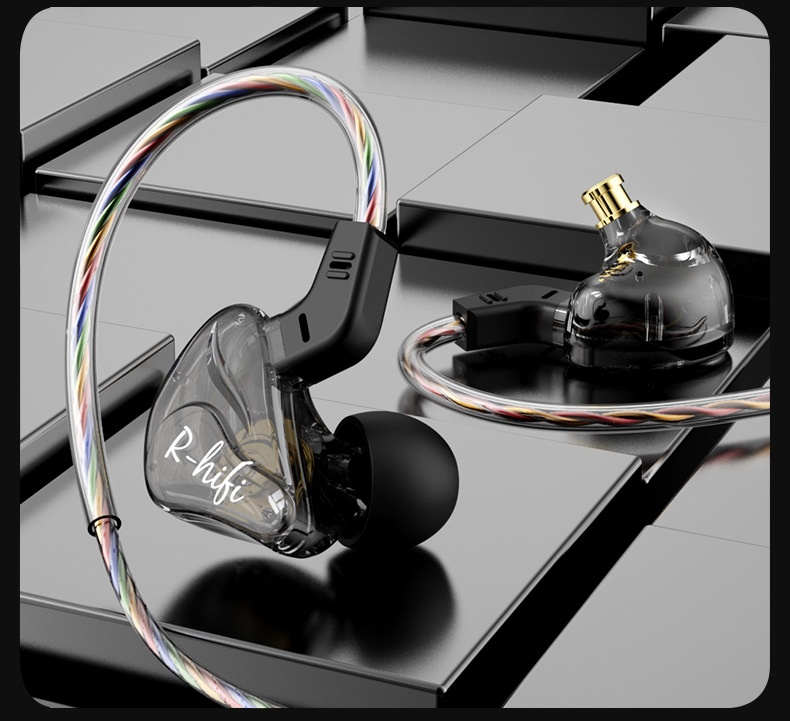 Premium In-Ear Wired Headphones with Inline Mic, Sound Isolating Earbuds with Extra Ear Tips, 3.5mm & USB-C Audio