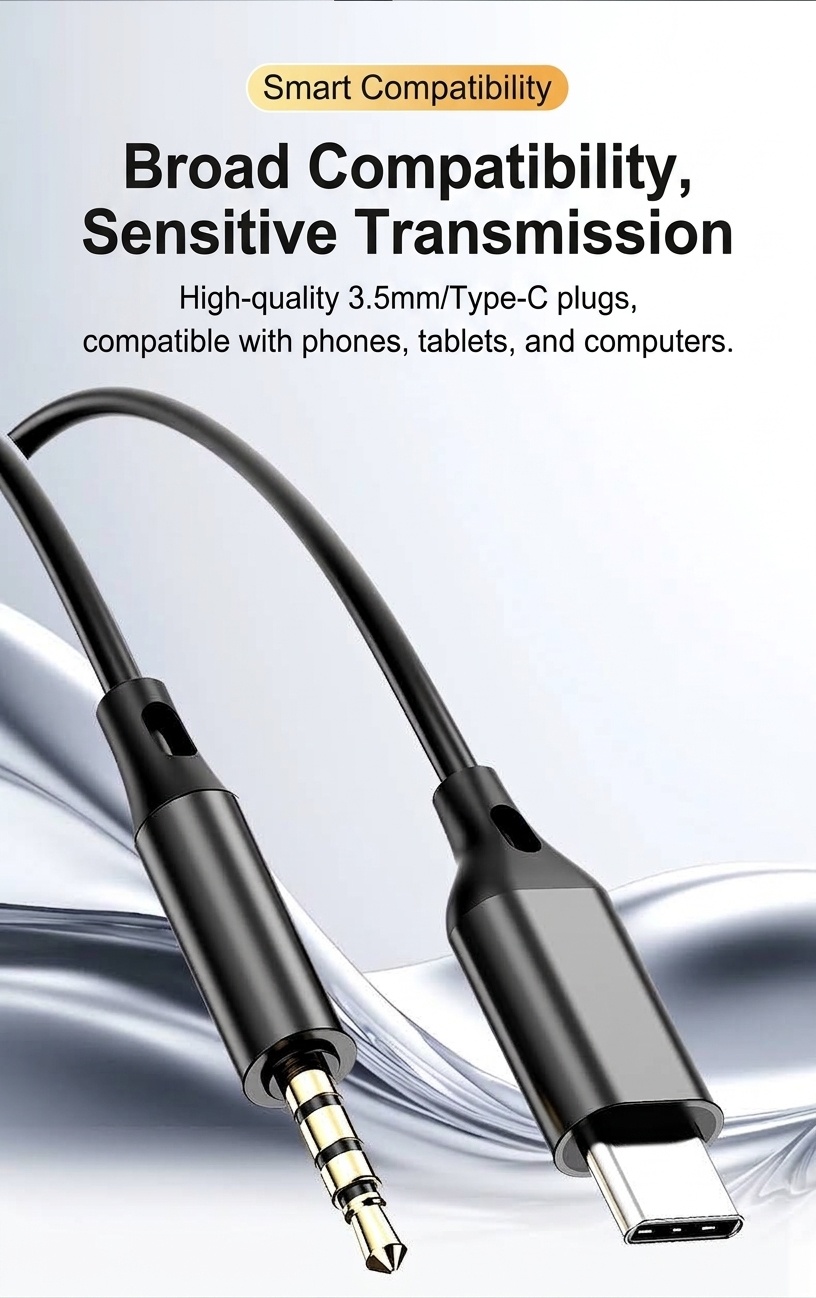 Open-Ear Wired Sport Headphones with Secure Ear Hooks, 10mm Drivers, 3.5mm / USB-C