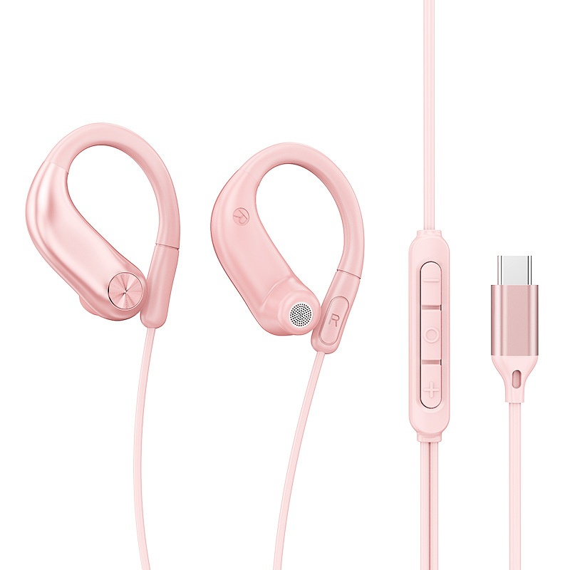 Open-Ear Wired Sport Headphones with Secure Ear Hooks, 10mm Drivers, 3.5mm / USB-C