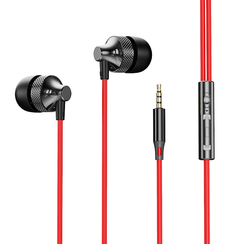 Wired In-Ear Gaming Earbuds with In-Line Mic, 10mm Deep Bass Drivers, 3.5mm / USB-C