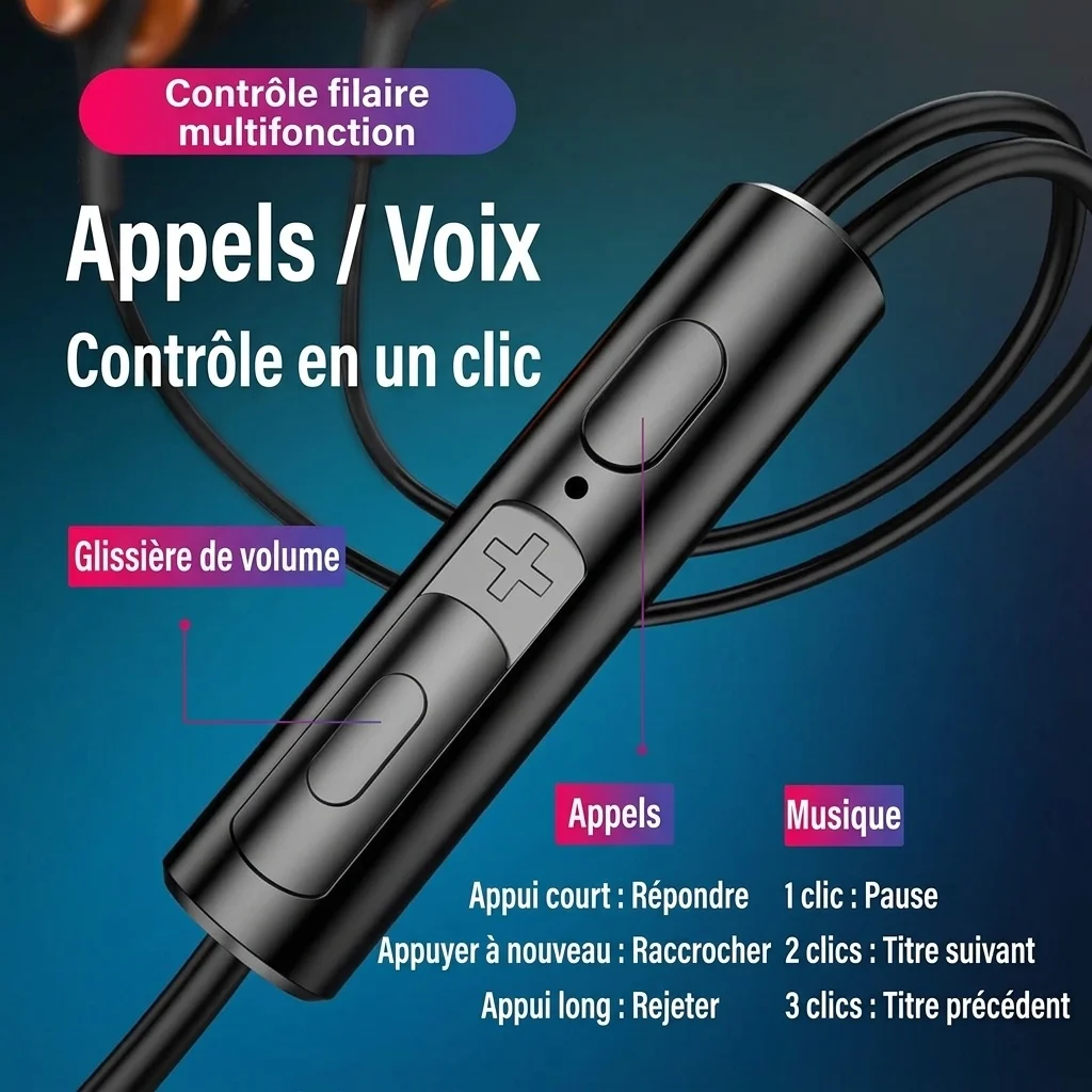 Wired Semi In-Ear Gaming Earbuds with Mic, 14.2mm Drivers, Dual USB-C & USB-A, 6.6ft Cable